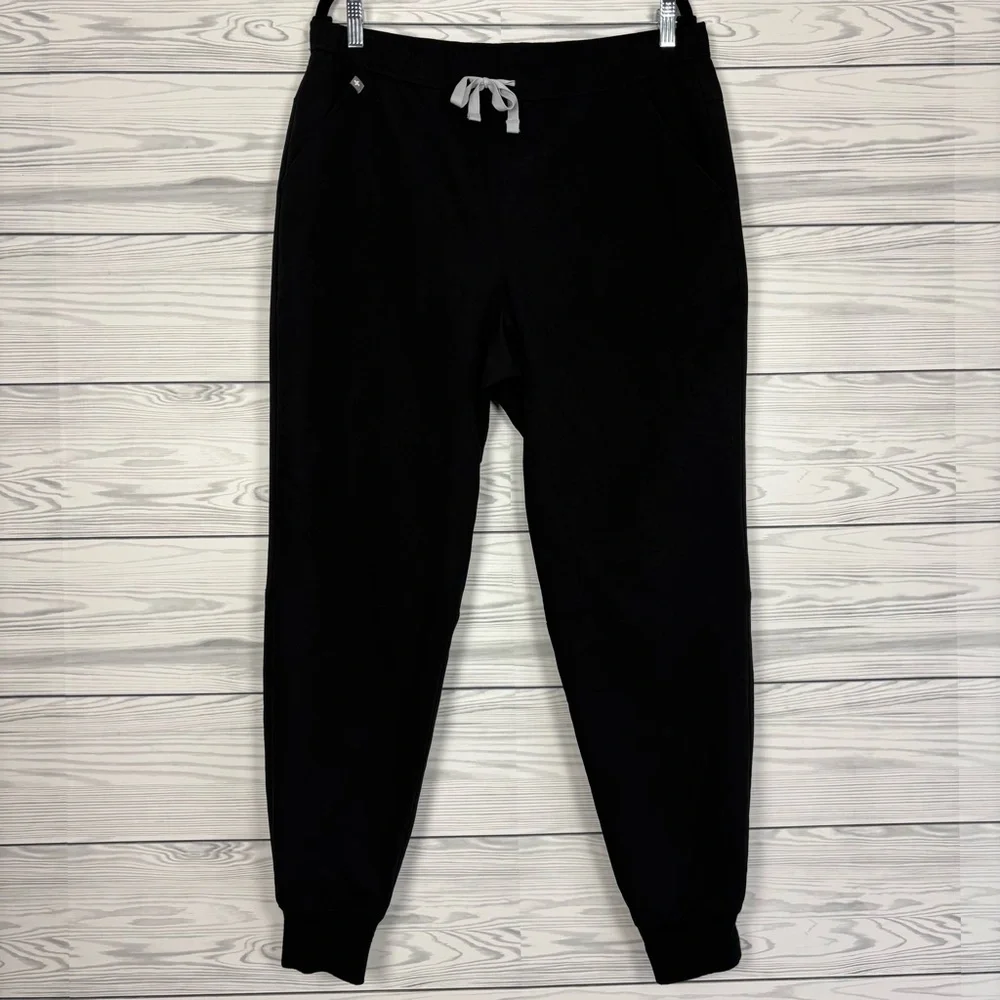 FIGS Men’s Tansen Jogger Scrub Pants Black Size Large Nursing